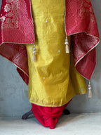 PURE ORGANZA HANDWORK SUIT SET