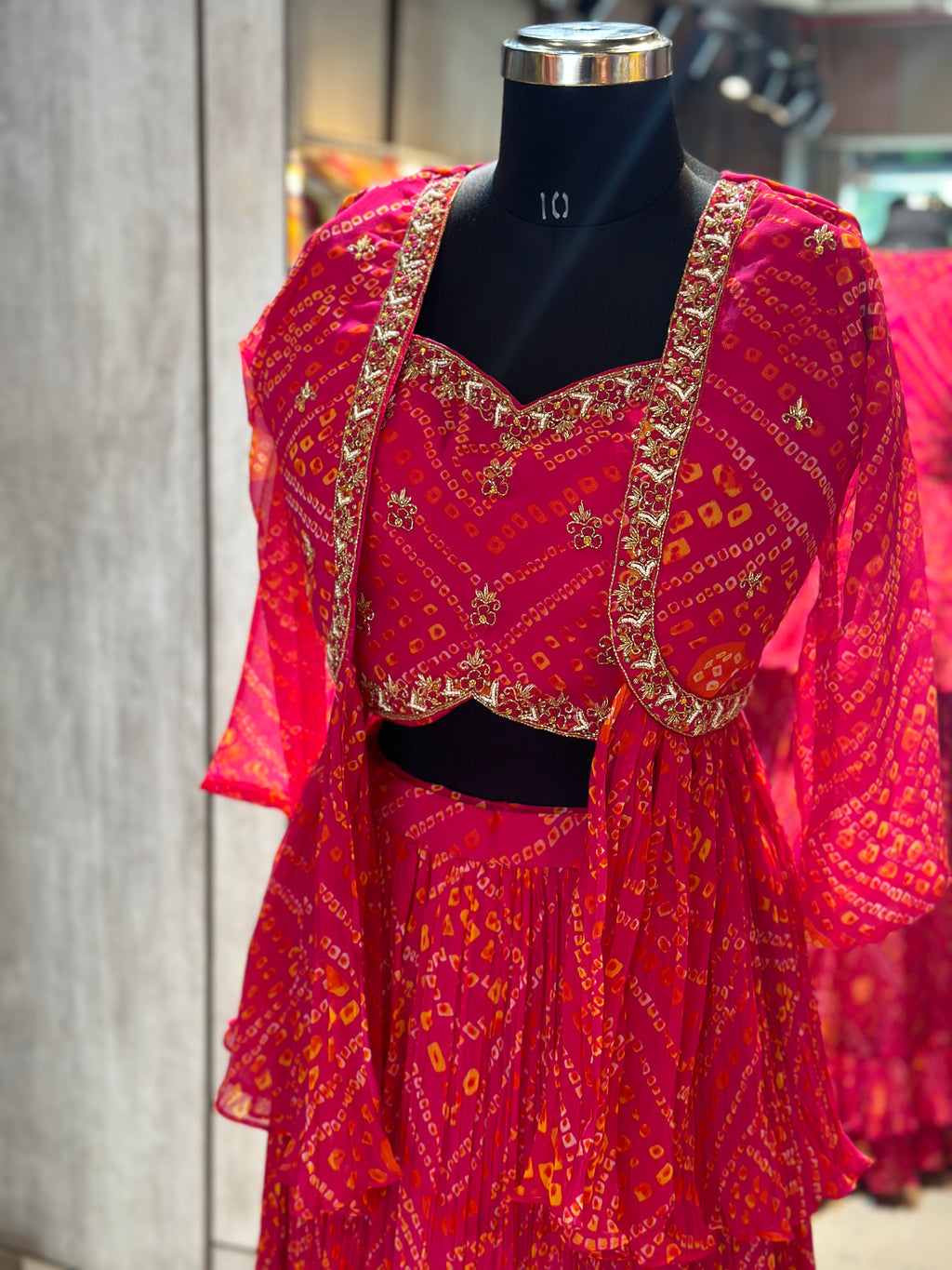 BHANDEJ LEHNGA WITH SHURG SET