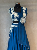 DESIGNER LEHNGA SET WITH BEAUTIFUL PEARL WORK
