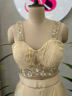 Beautiful Handwork Plazo Set