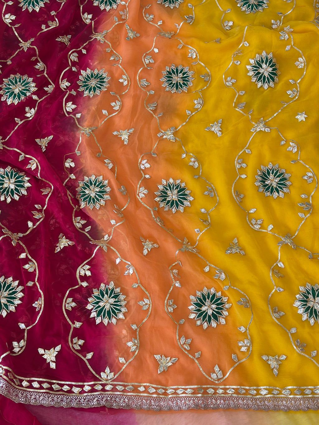 ✨Traditional  Handwork Gota Patti Saree✨