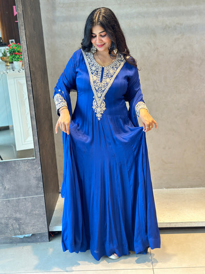 ZARDOSI HANDWORK ANARKALI SUIT