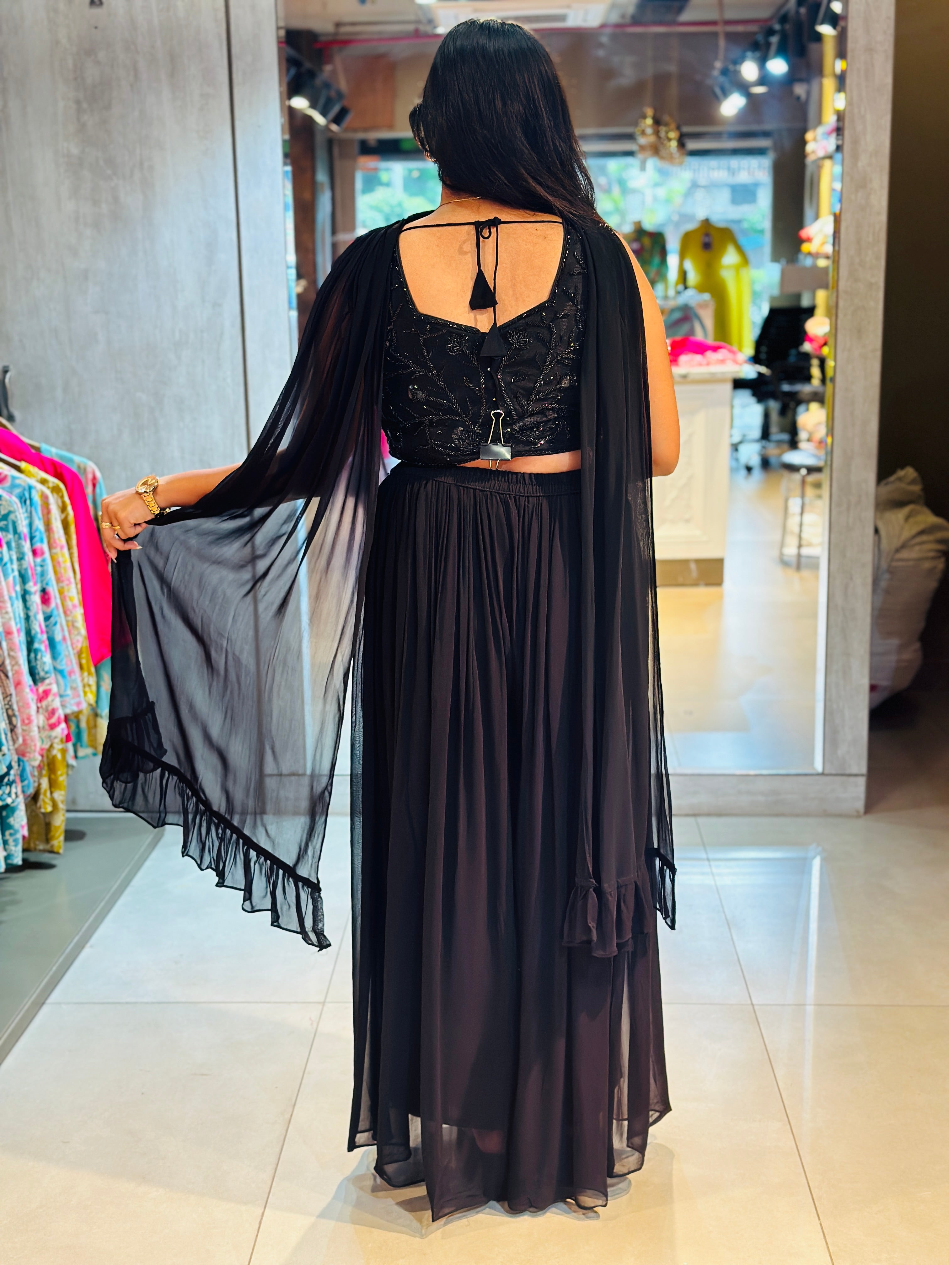 INDO-WESTERN PLAZO SET