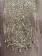 Pearl & Zardozi Work Straight Kurta Set