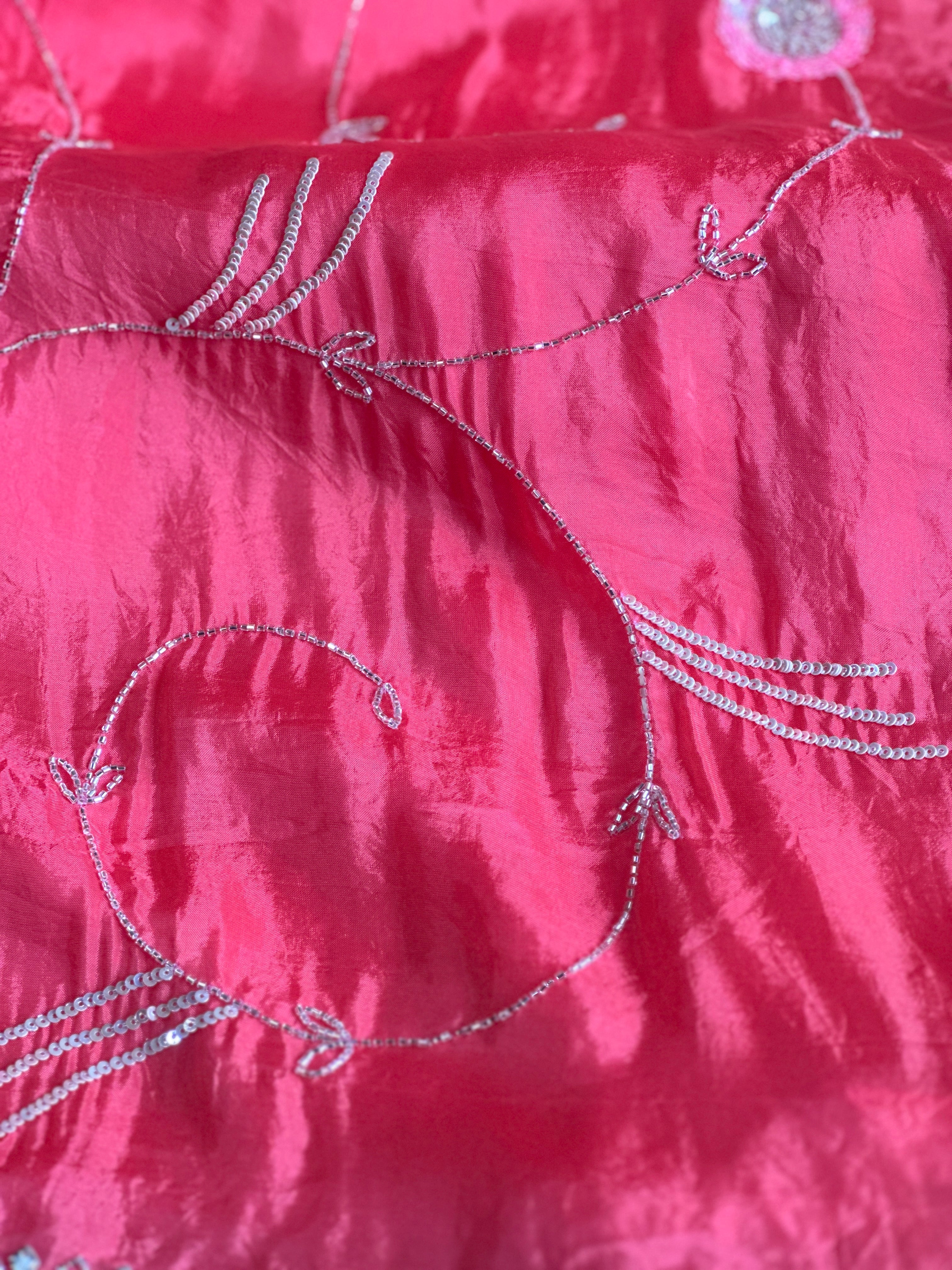 PREMIUM OMBRE JAAL HANDWORK SAREE