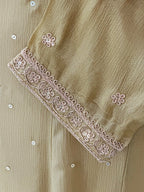 Pure Chinon Anarkali Suit Set