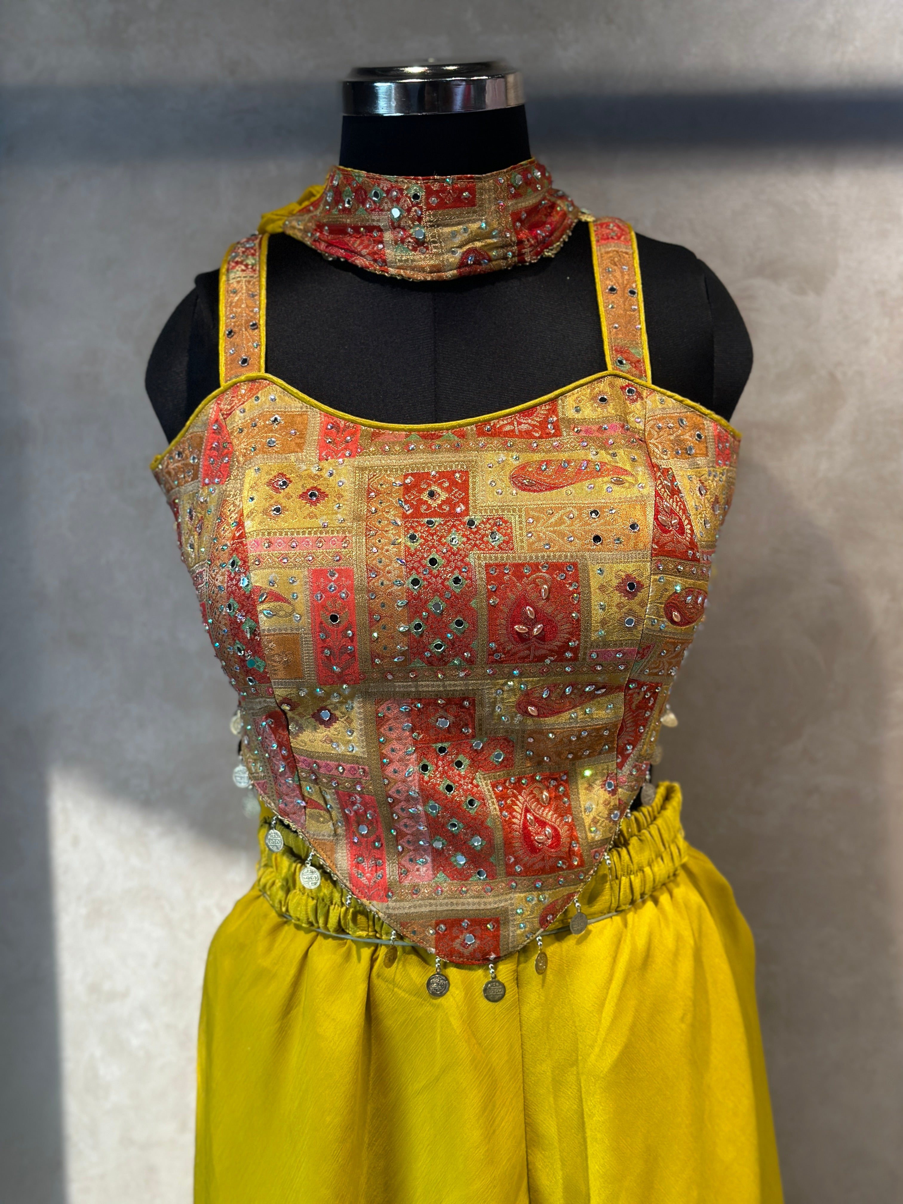 DESIGNER PLAZO SET