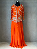 INDO FUSION HANDWORK PLAZO SET