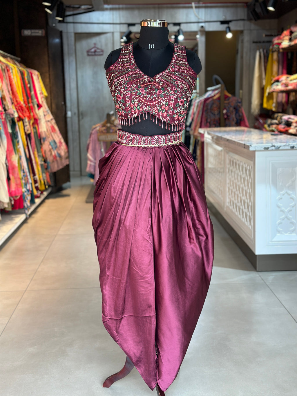 INDO-FUSION WITH DHOTI OR SHURG