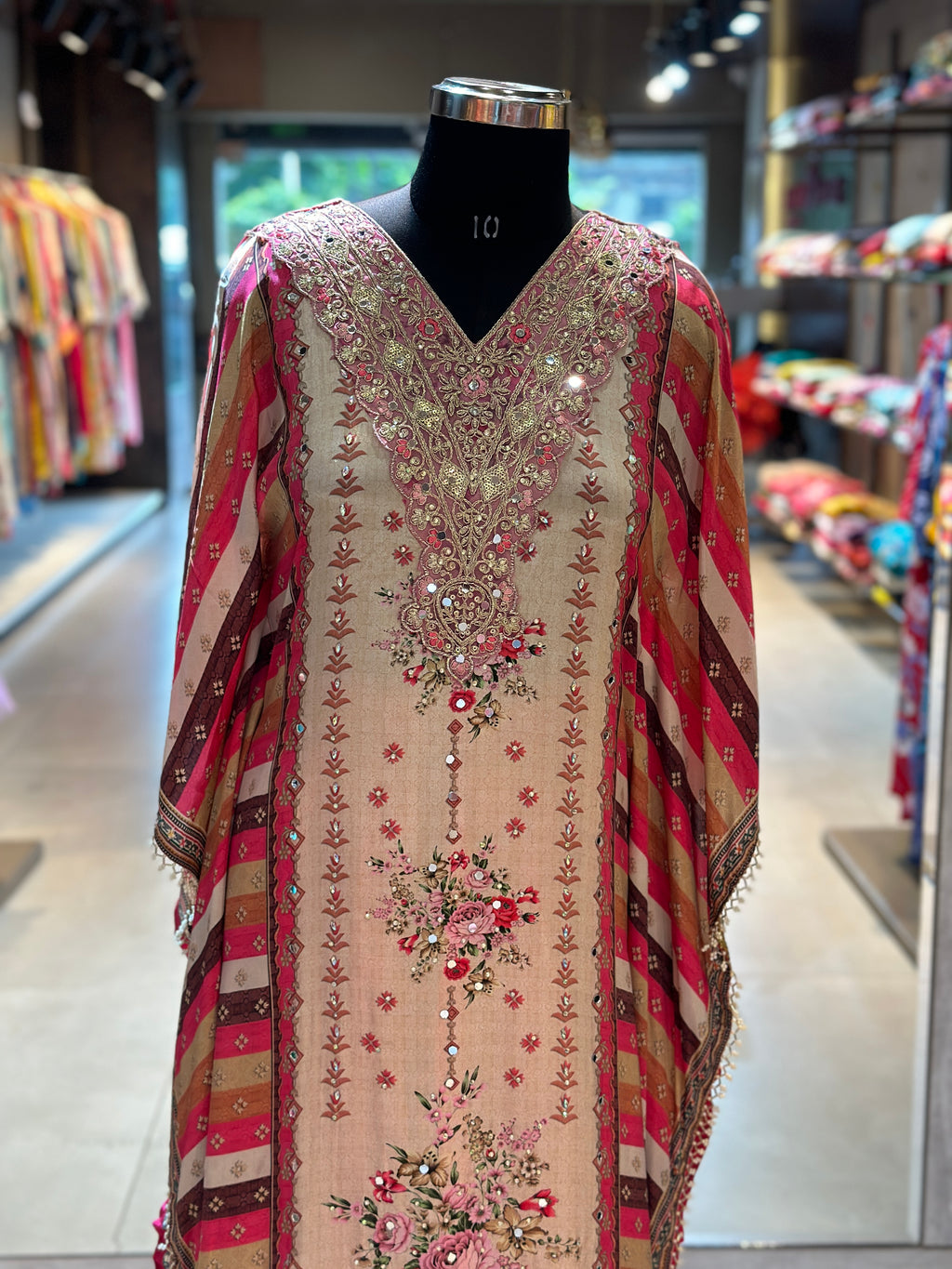 PURE CREPE KAFTAN SET