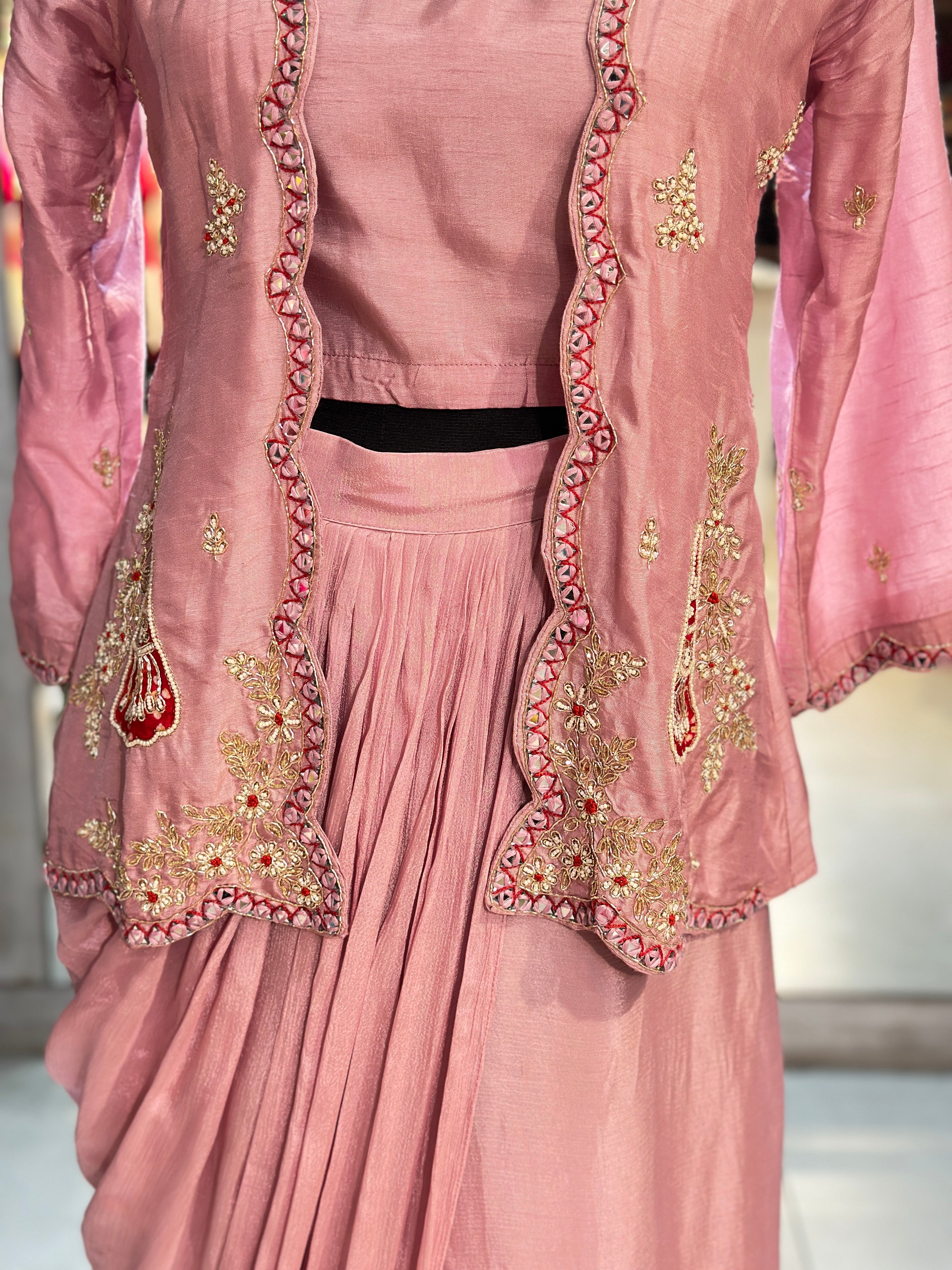 INDO-WESTERN JACKET SET