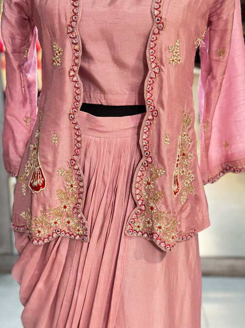 INDO-WESTERN JACKET SET