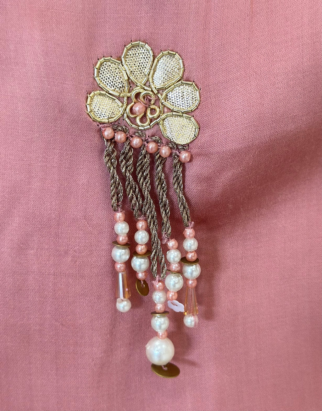 Designer Tassel Work Jacket Palazzo Set