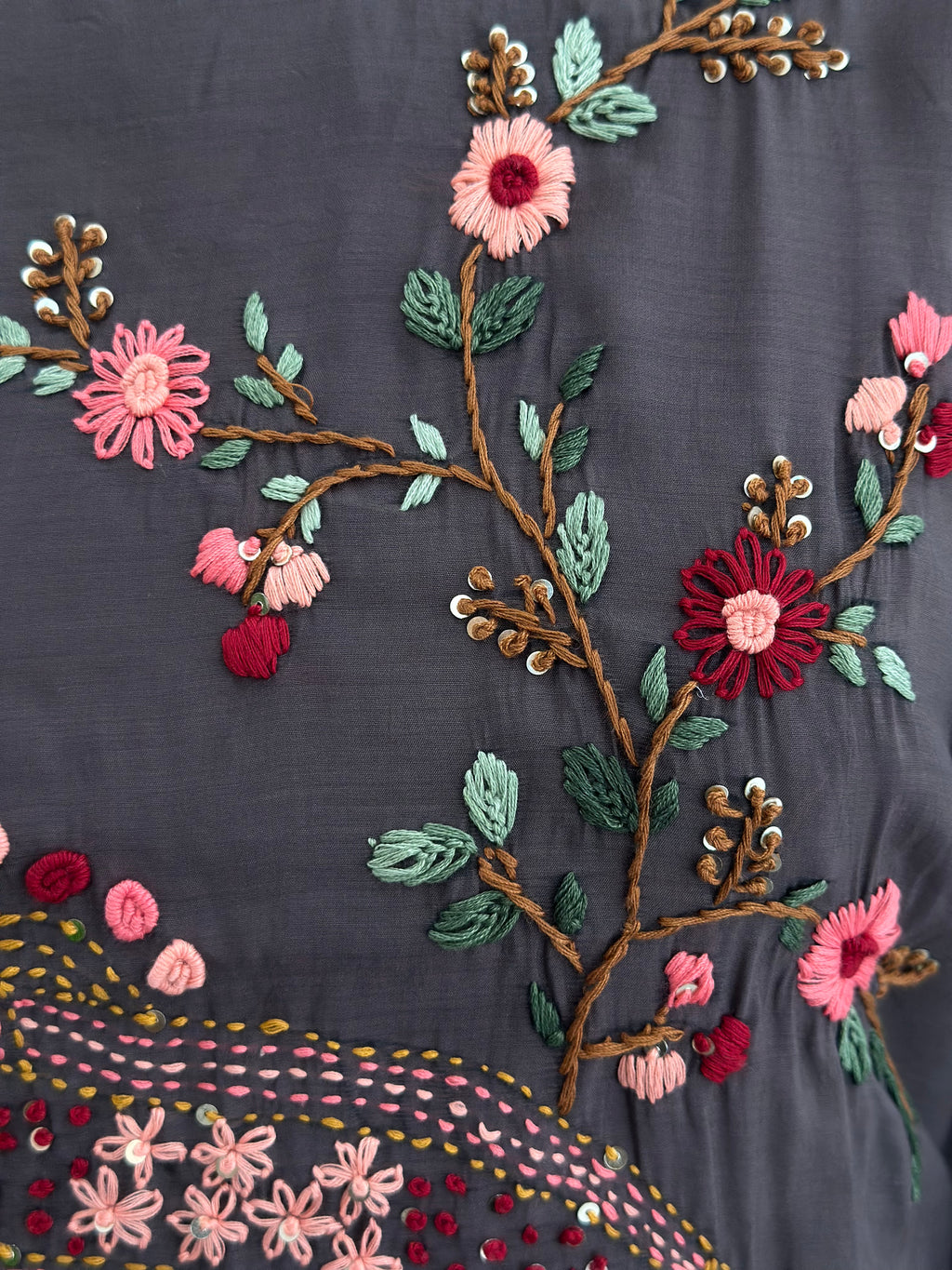 Beautiful Hand Embroidery Suit Set