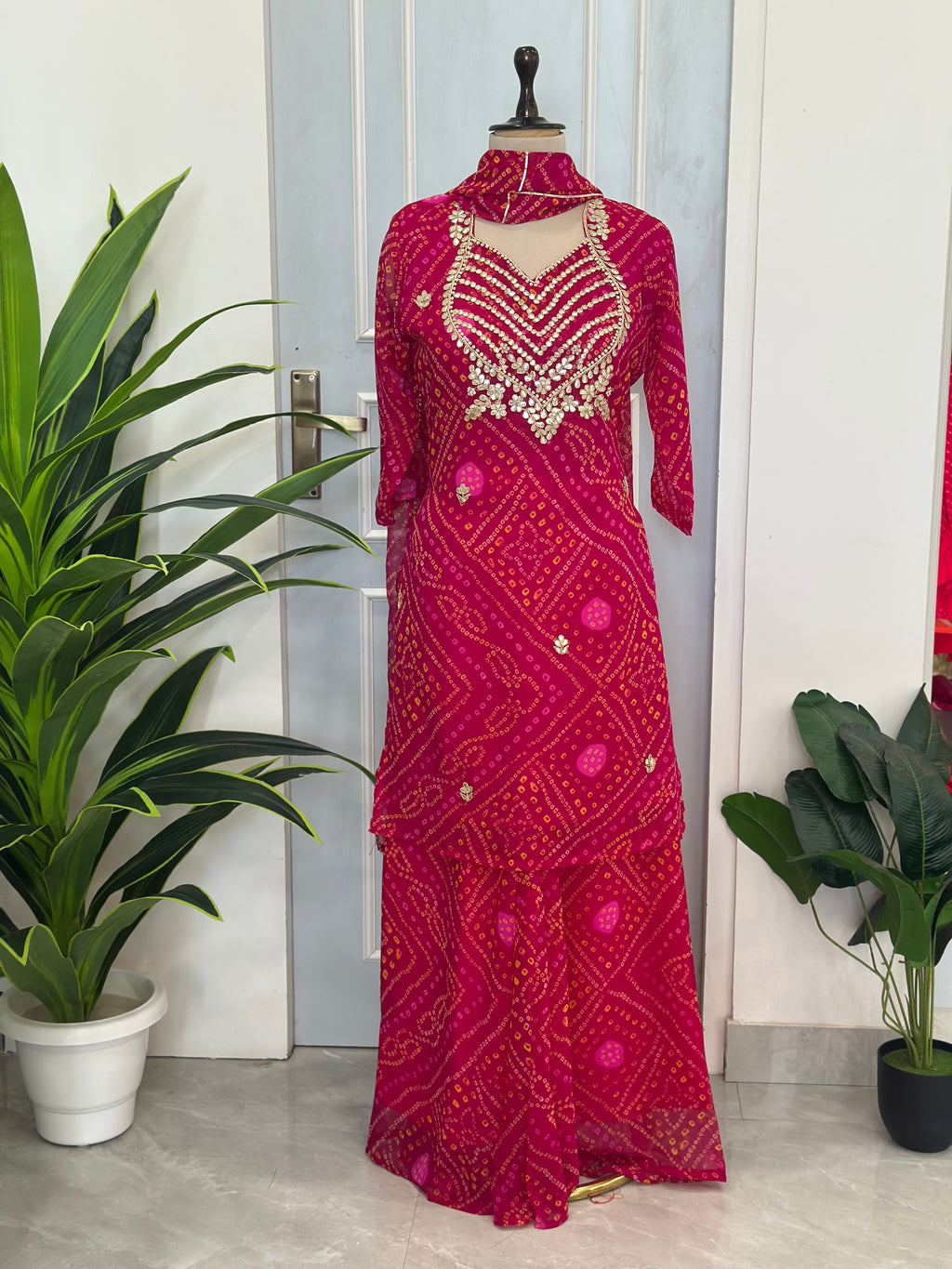 Royal Bandhej Palazzo set Collection