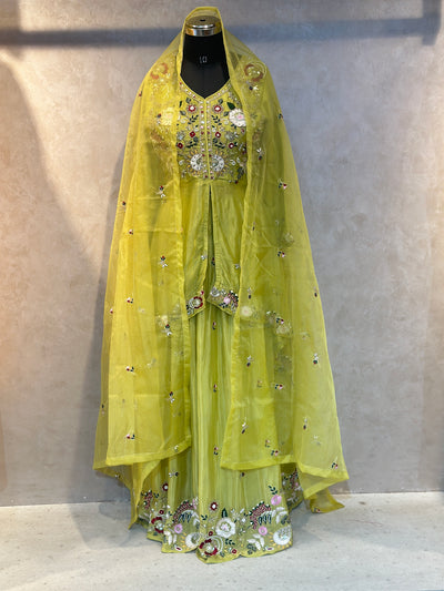 INDO-FUSION PEPLUM LEHNGA SET