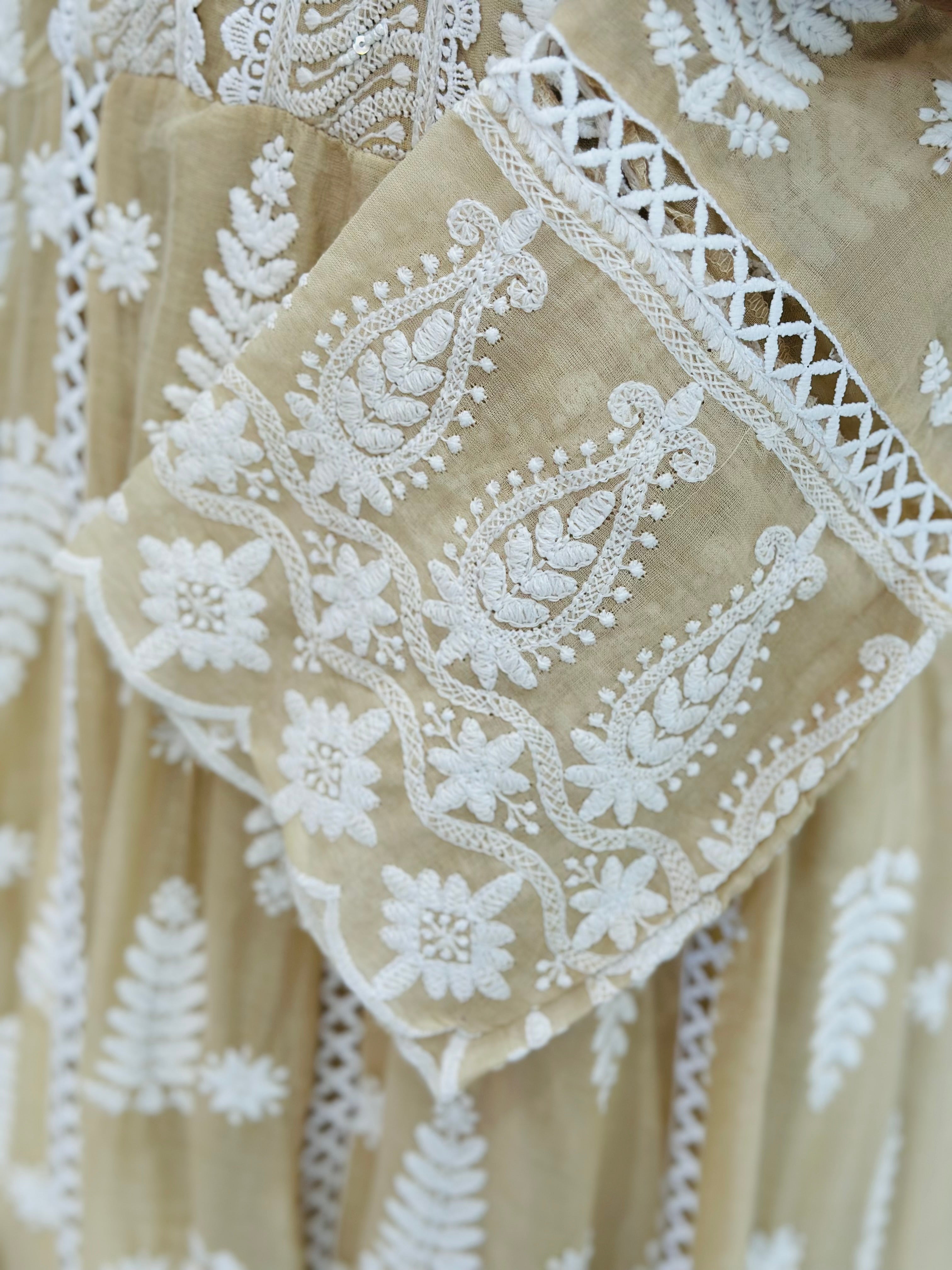 Trendy Chikankari Suit In Two Beautiful Shades