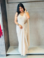 Indo -Western Pre-Stitched Drape Saree
