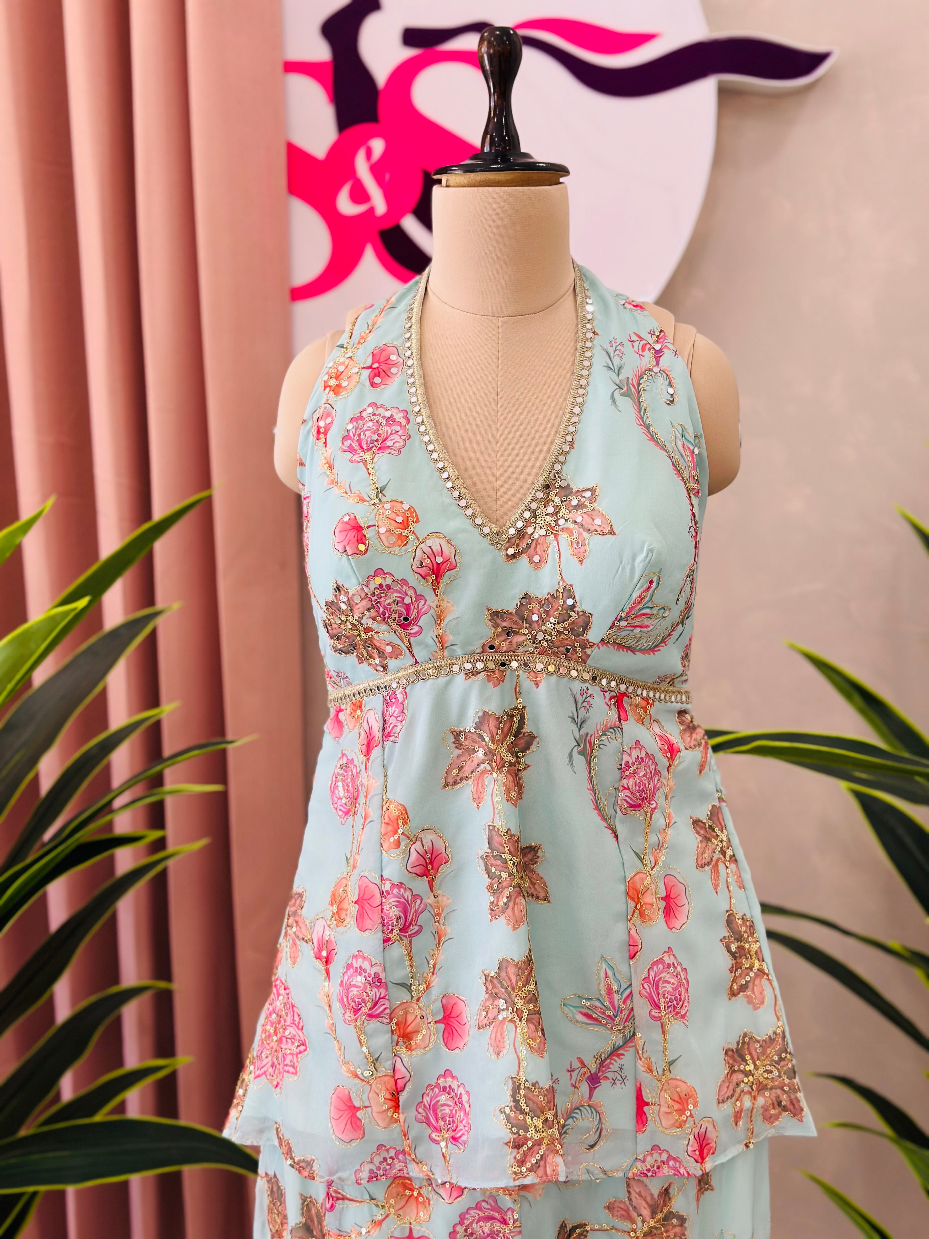 Mahima Mahajan Inspired Shrara Set