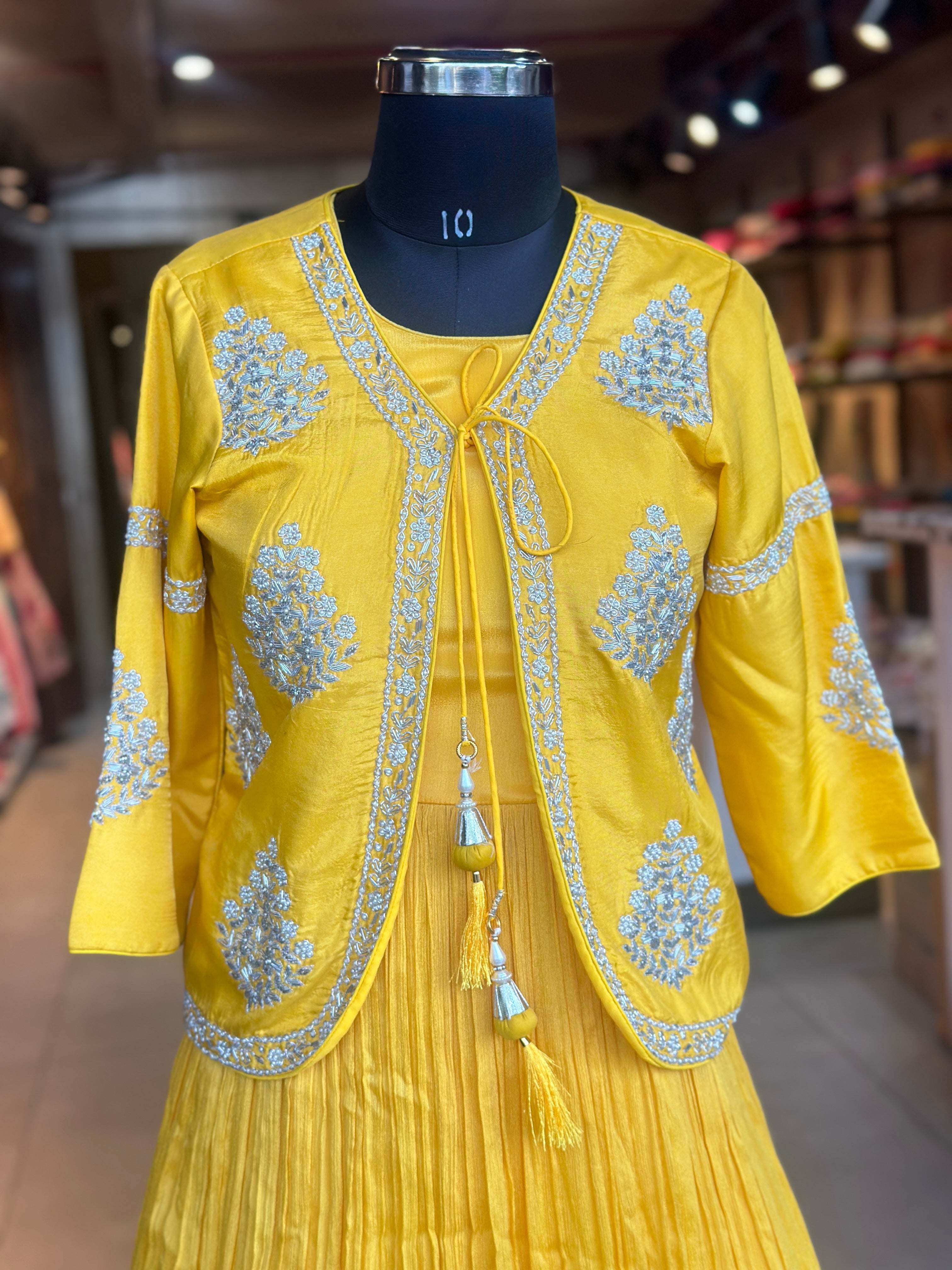 INDO-FUSION GOWN WITH JACKET SET