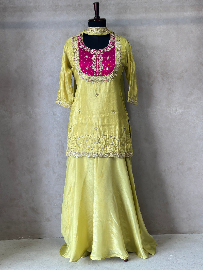 PREMIUM HANDCRAFTED PLAZO SET