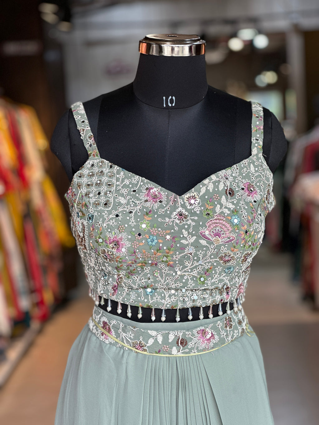INDO-FUSION WITH SLIT SKIRT