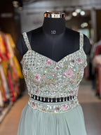 INDO-FUSION WITH SLIT SKIRT