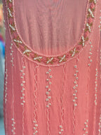 PURE ORGANZA HANDWORK SUIT SET
