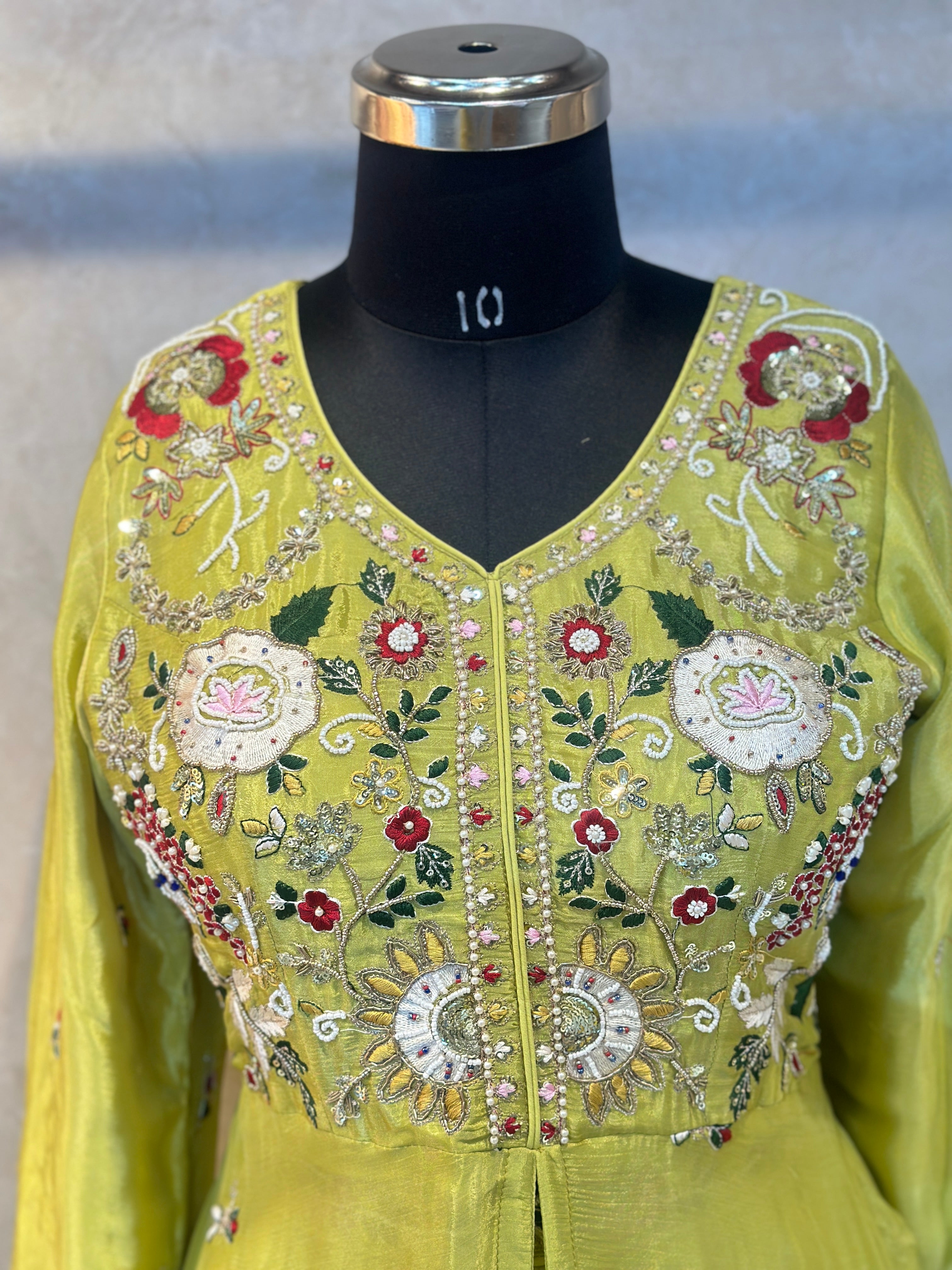 INDO-FUSION PEPLUM LEHNGA SET