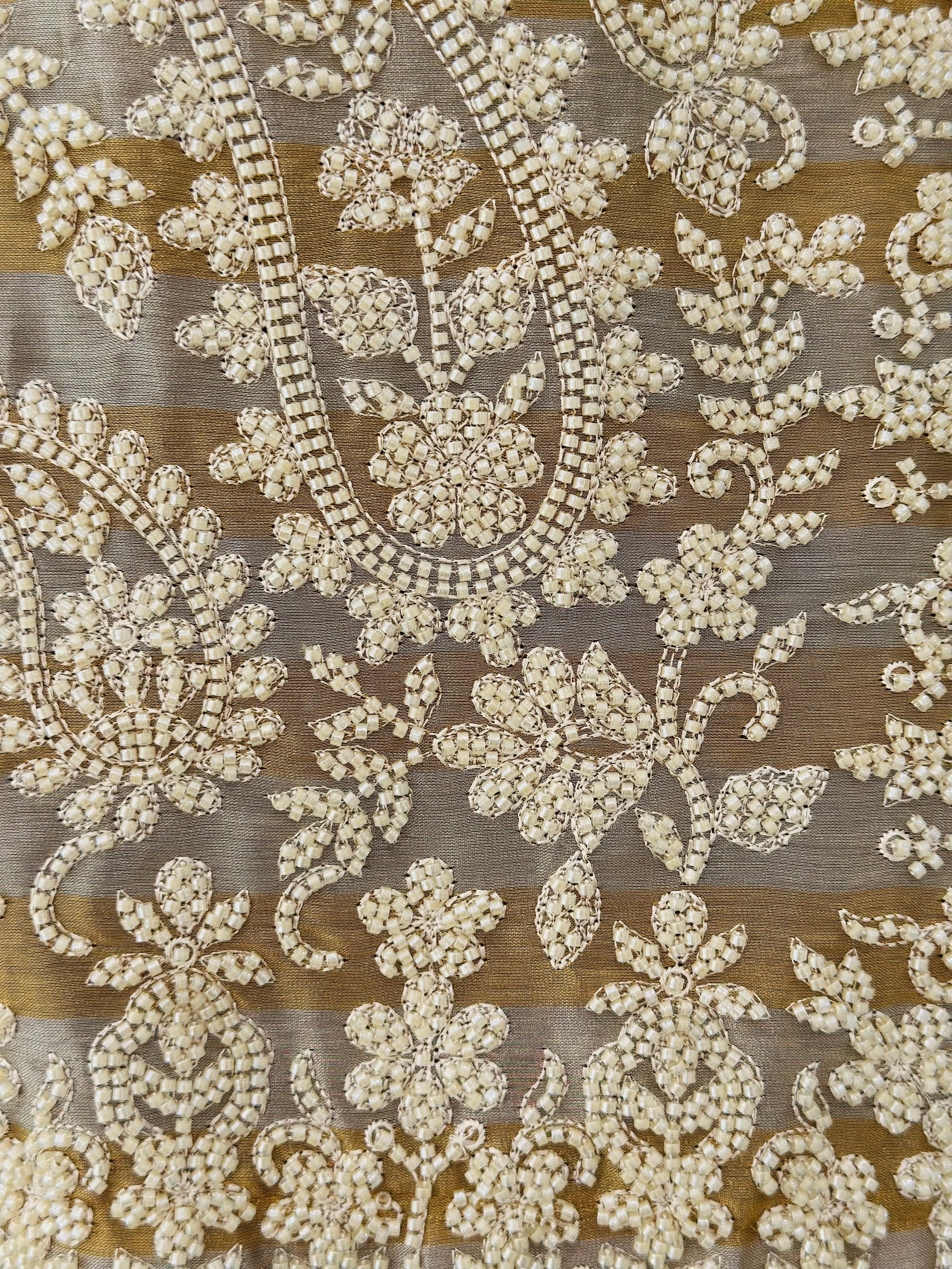 Trendy Farshi Suit Set With Beautiful Pearls Handwork