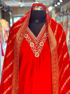 BANARASI STRAIGHT SUIT SET