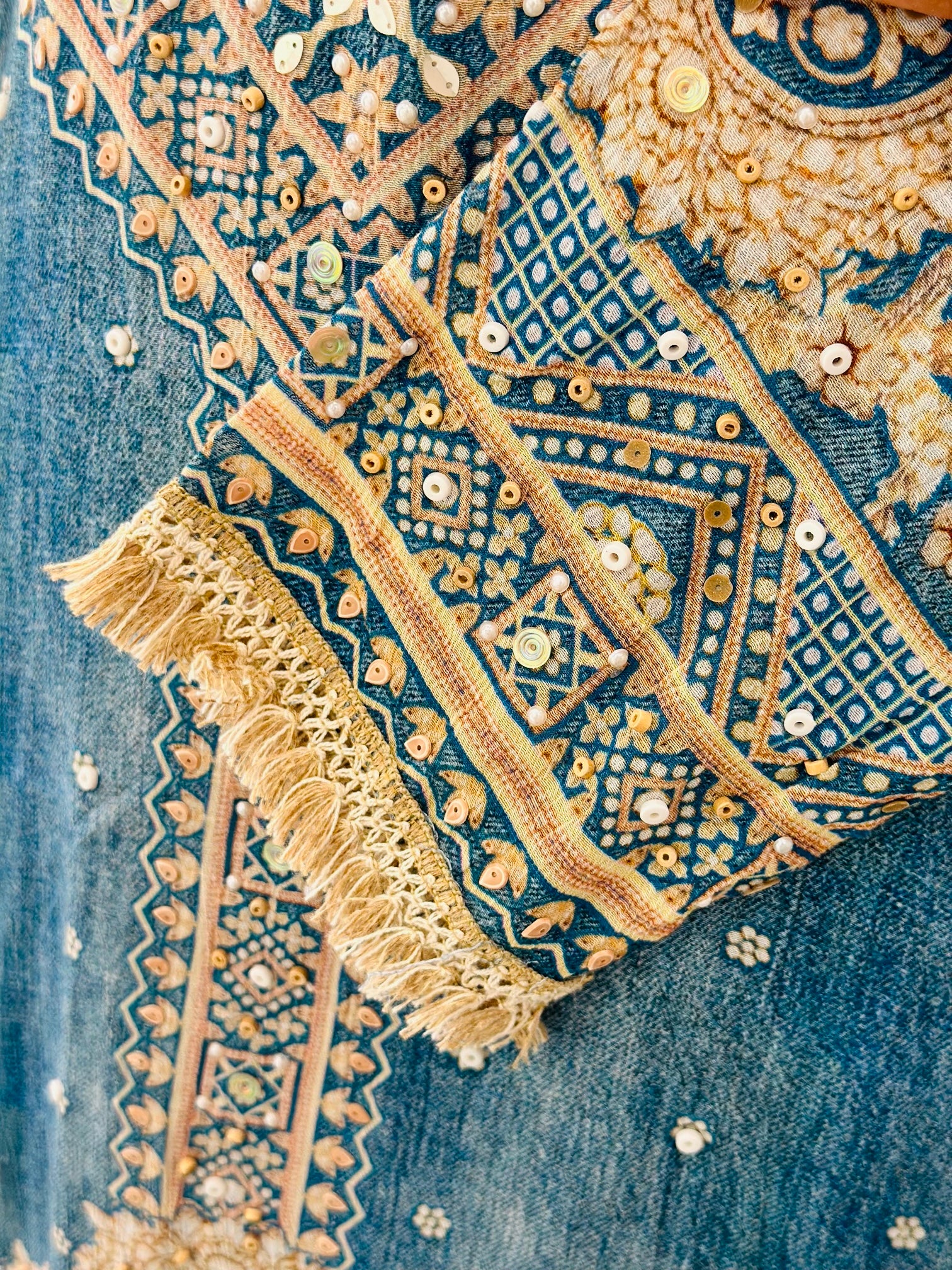 Premium Beads Handwork Suit Set
