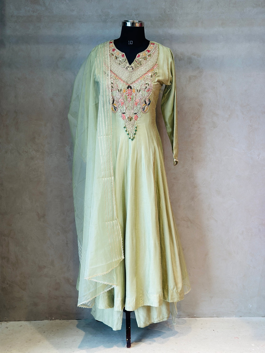 PREMIUM ZARDOSI HANDWORK ANARKALI SUIT