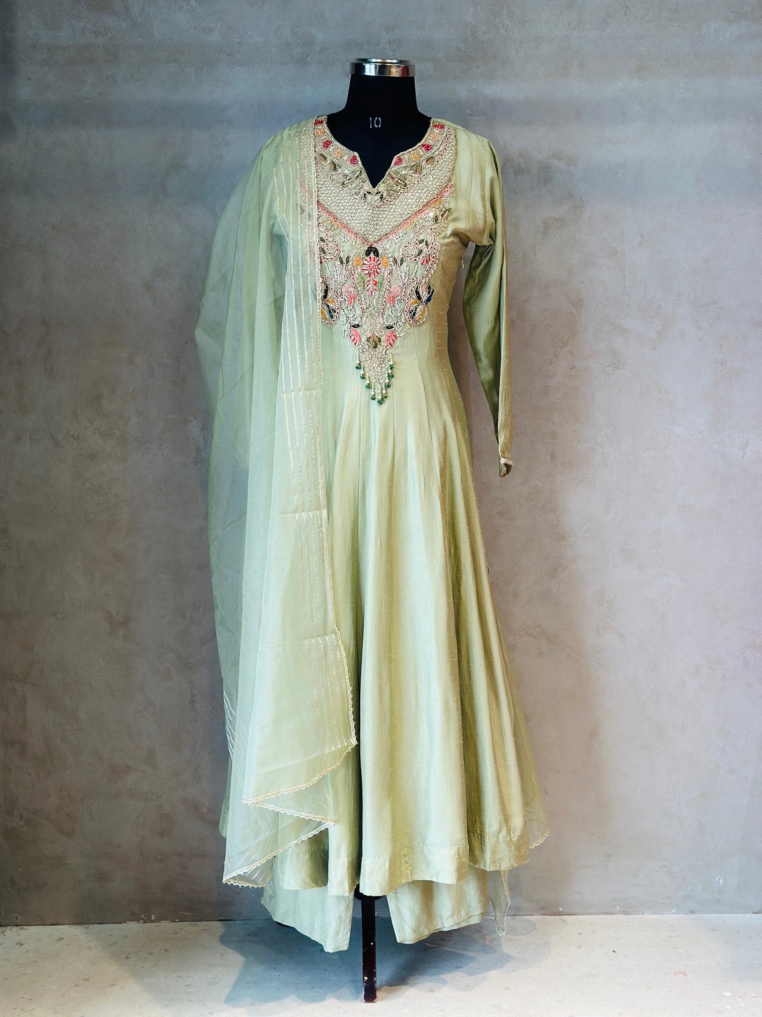 PREMIUM ZARDOSI HANDWORK ANARKALI SUIT