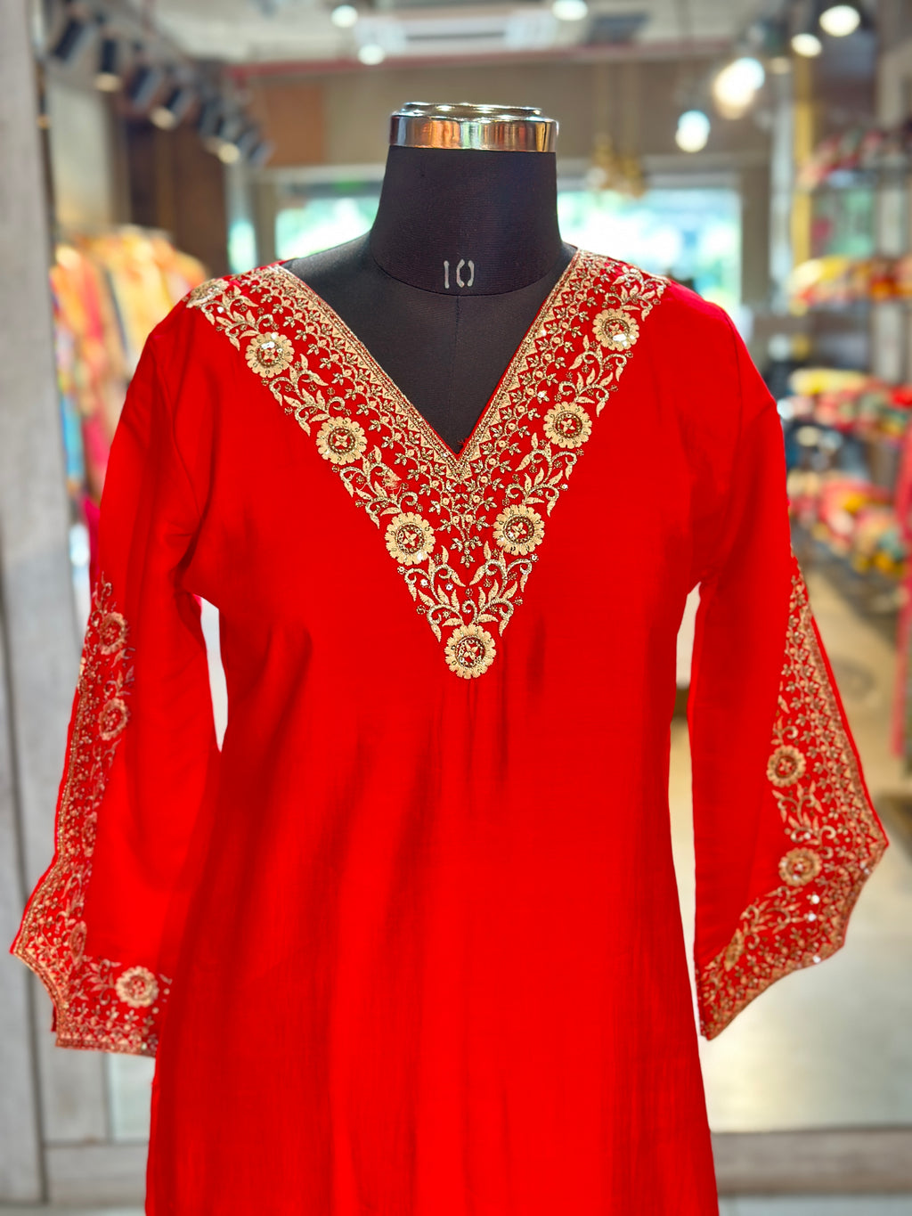 BANARASI STRAIGHT SUIT SET