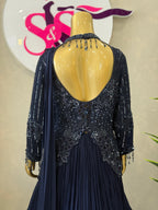 Premium Gown With Heavy Handwork Detailing