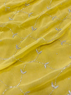 Beautiful Jaal Handwork Saree