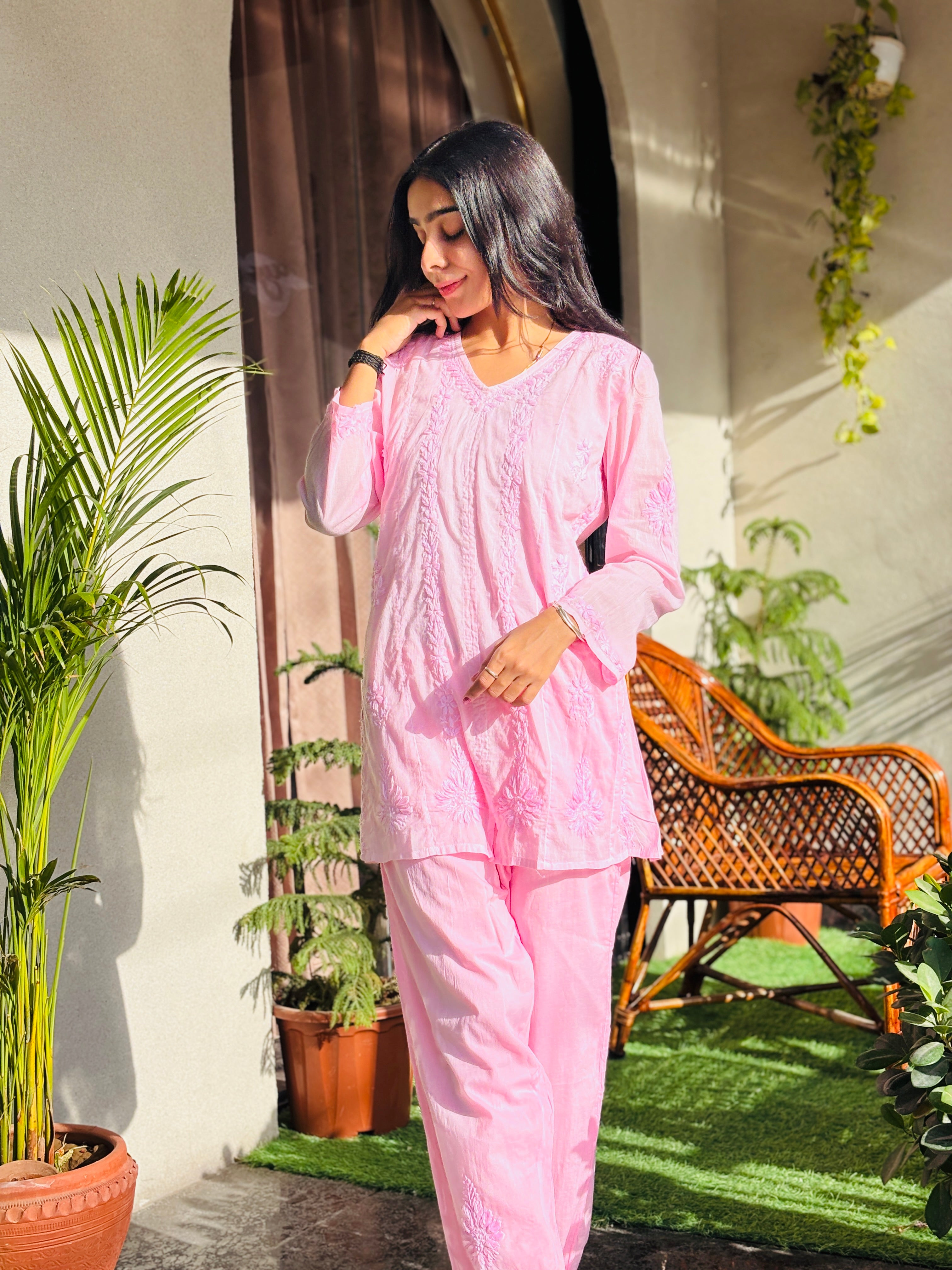 Graceful Embroidered Co-ord Set