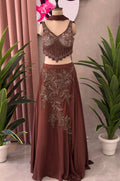 Designer Handwork Skirt with Blouse Set