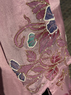 PURE CHINON HANDWORK PLAZO SET