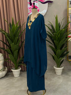 Pure Crepe Kaftan Set