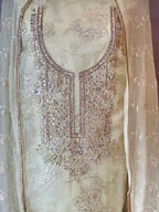 PURE ORGANZA HANDWORK SUIT SET