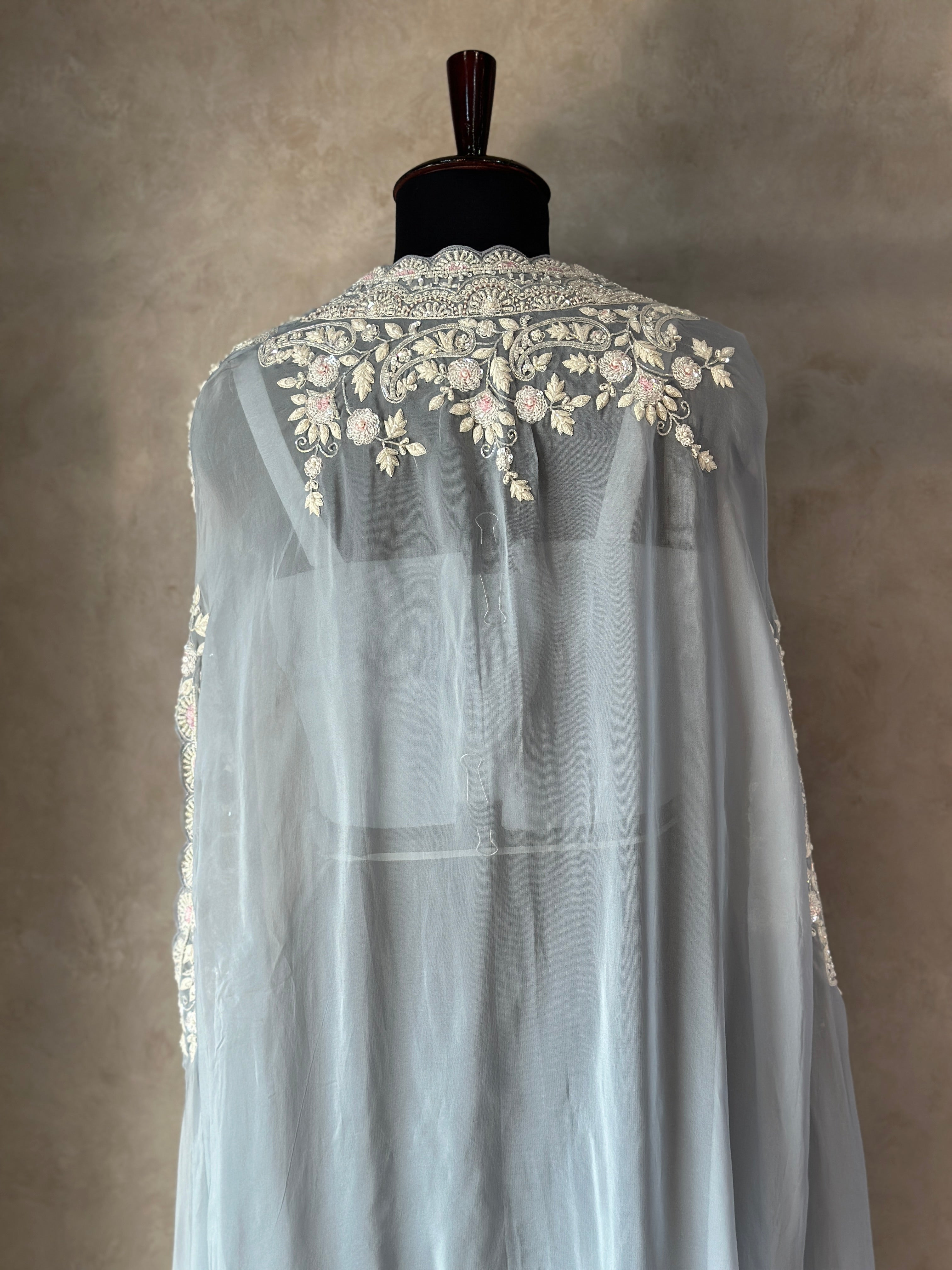 BEAUTIFUL PEARLS HANDWORK DESIGNER PLAZO SET
