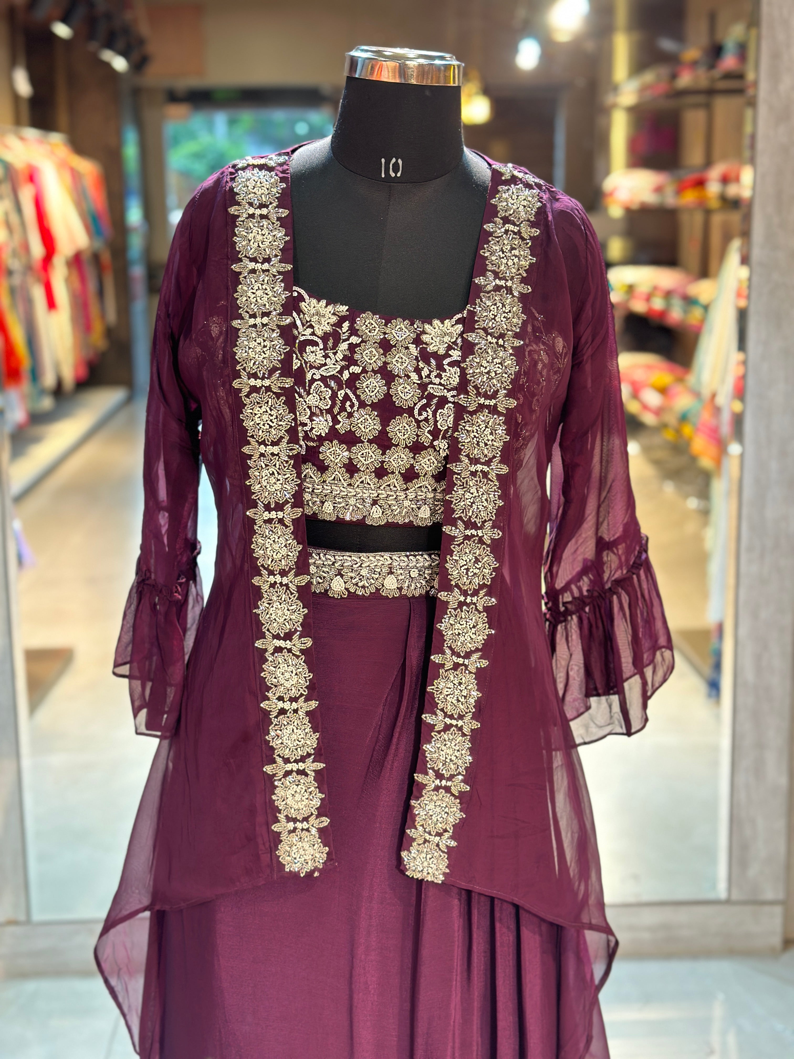 INDO FUSION THREE PIECE HANDWORK SET