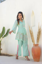 TRENDY EMBROIDERED CO-ORD SET