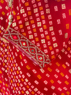 THREE PIECE BHANDEJ SUIT SET