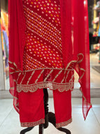 THREE PIECE BHANDEJ SUIT SET