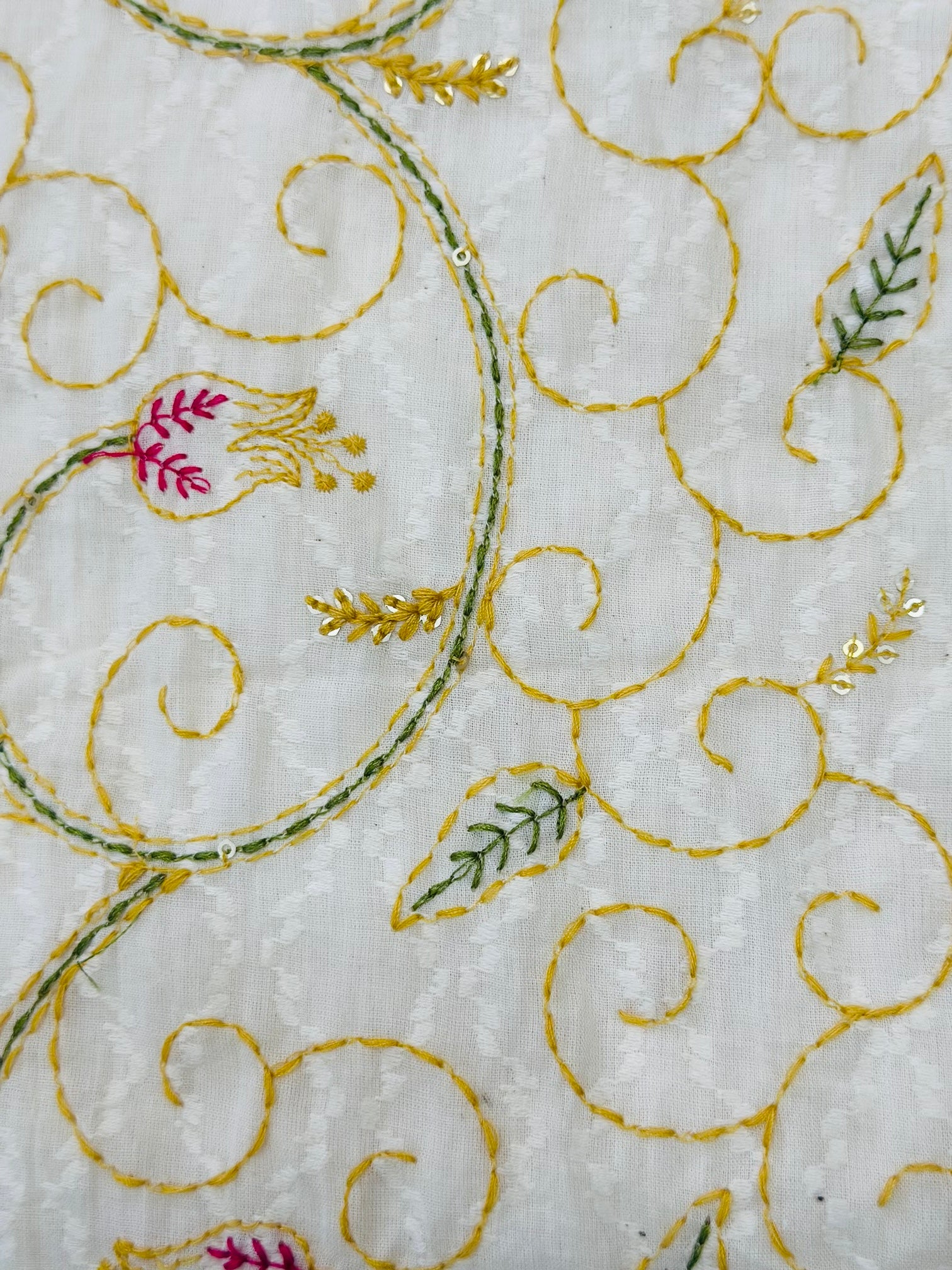 Classy Embroidered Unstitched Suit Set