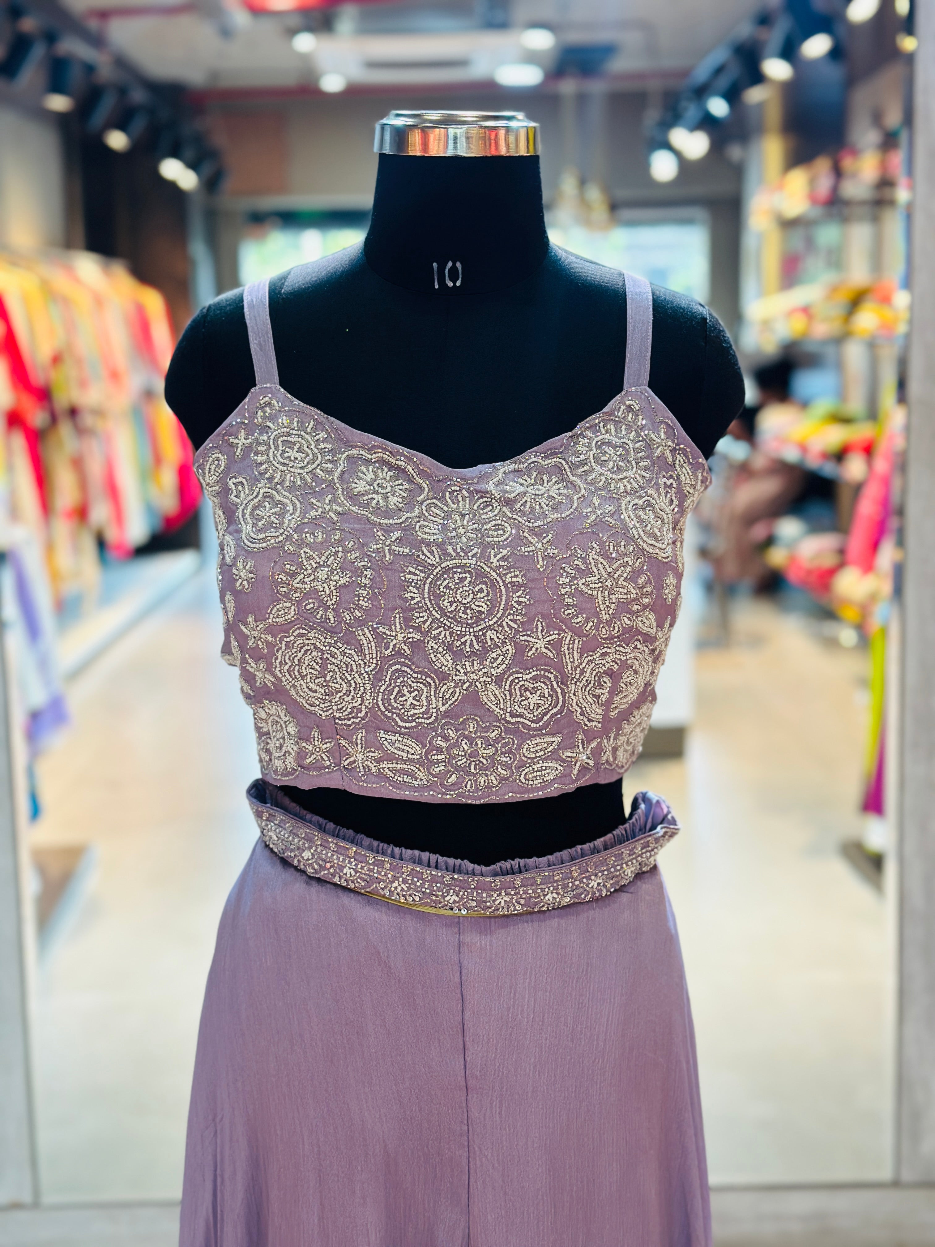 INDO-FUSION HANDWORK PLAZO SET