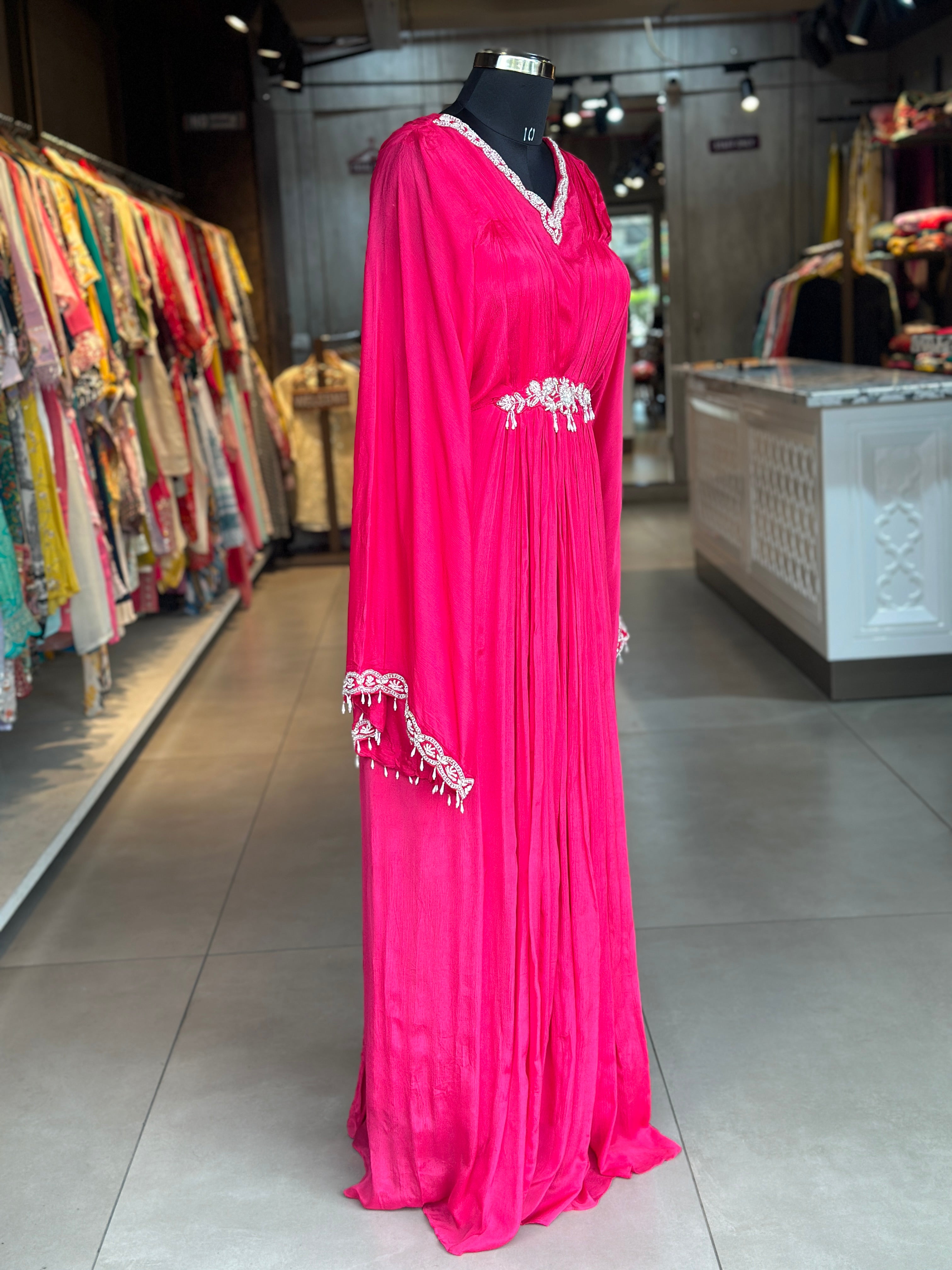 KAFTAN GOWN IN HANDWORK